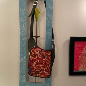 Crossbody Black Leather Bag